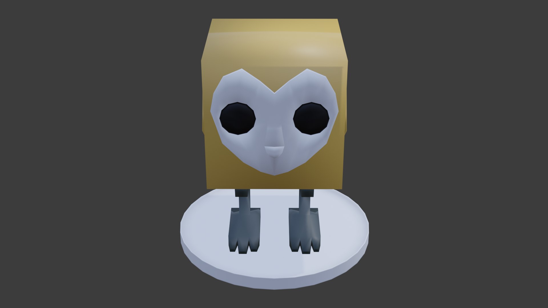 Simple Owl 3D Model - TurboSquid 2339618