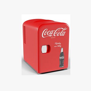 3D model Portable Coca-Cola Mini Fridge