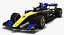 Kolekcja samochodów wyścigowych F2 Formula 2 Season 2019