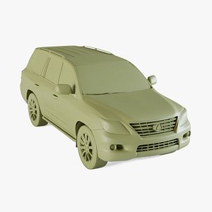 3D Lexus LX570 2010