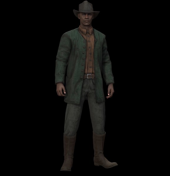 Cowboy Character PBR Game Ready model