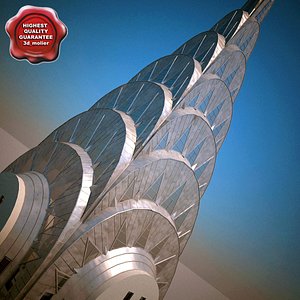 3d model chrysler building