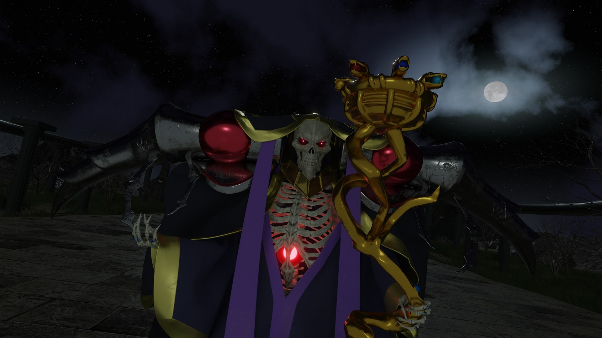 Ainz Ooal Gown Model Turbosquid