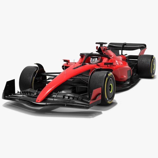 3D Formula 1 Red F1 Team Sidepods Update Season 2023 Race Car