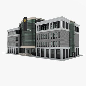 court house 3D model