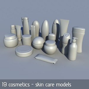 cosmetics skin care products obj