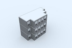 3D street architecture model