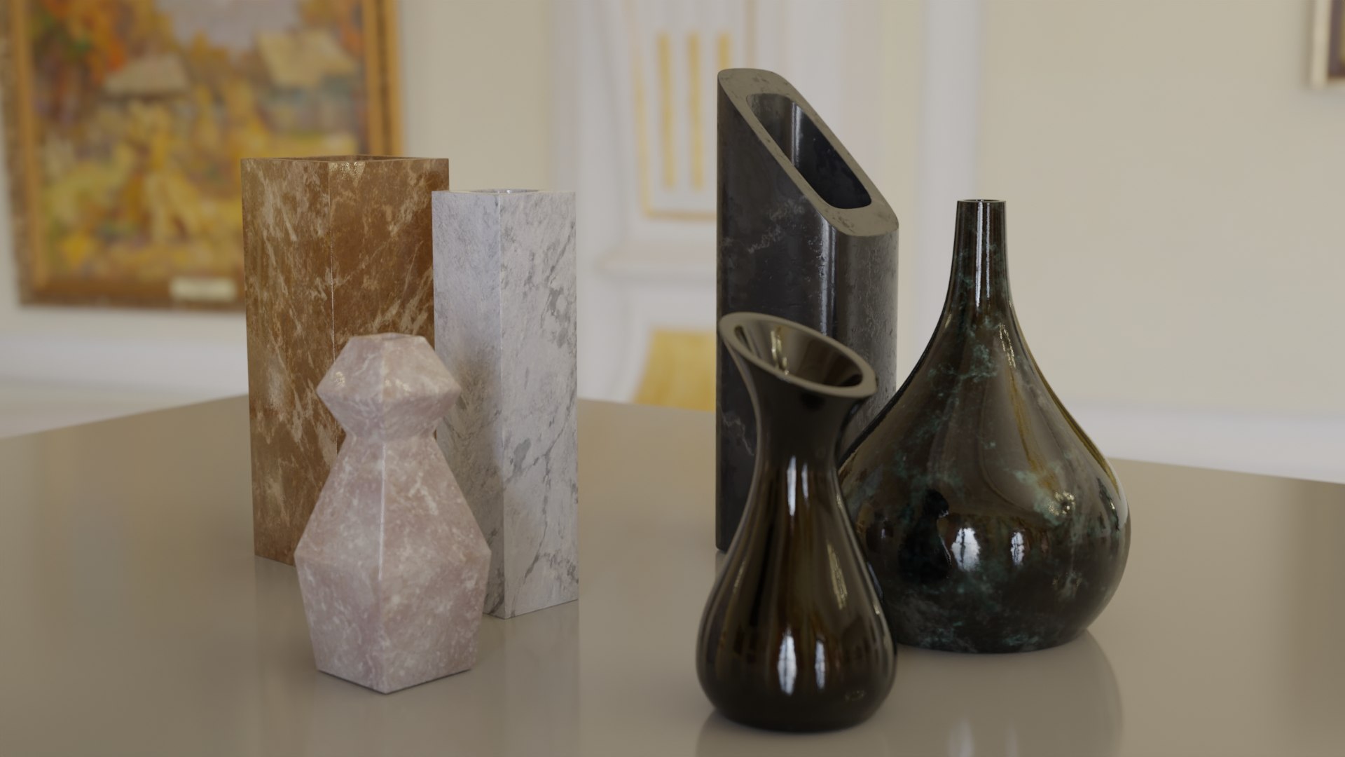 Set of Vases model - TurboSquid 1736809