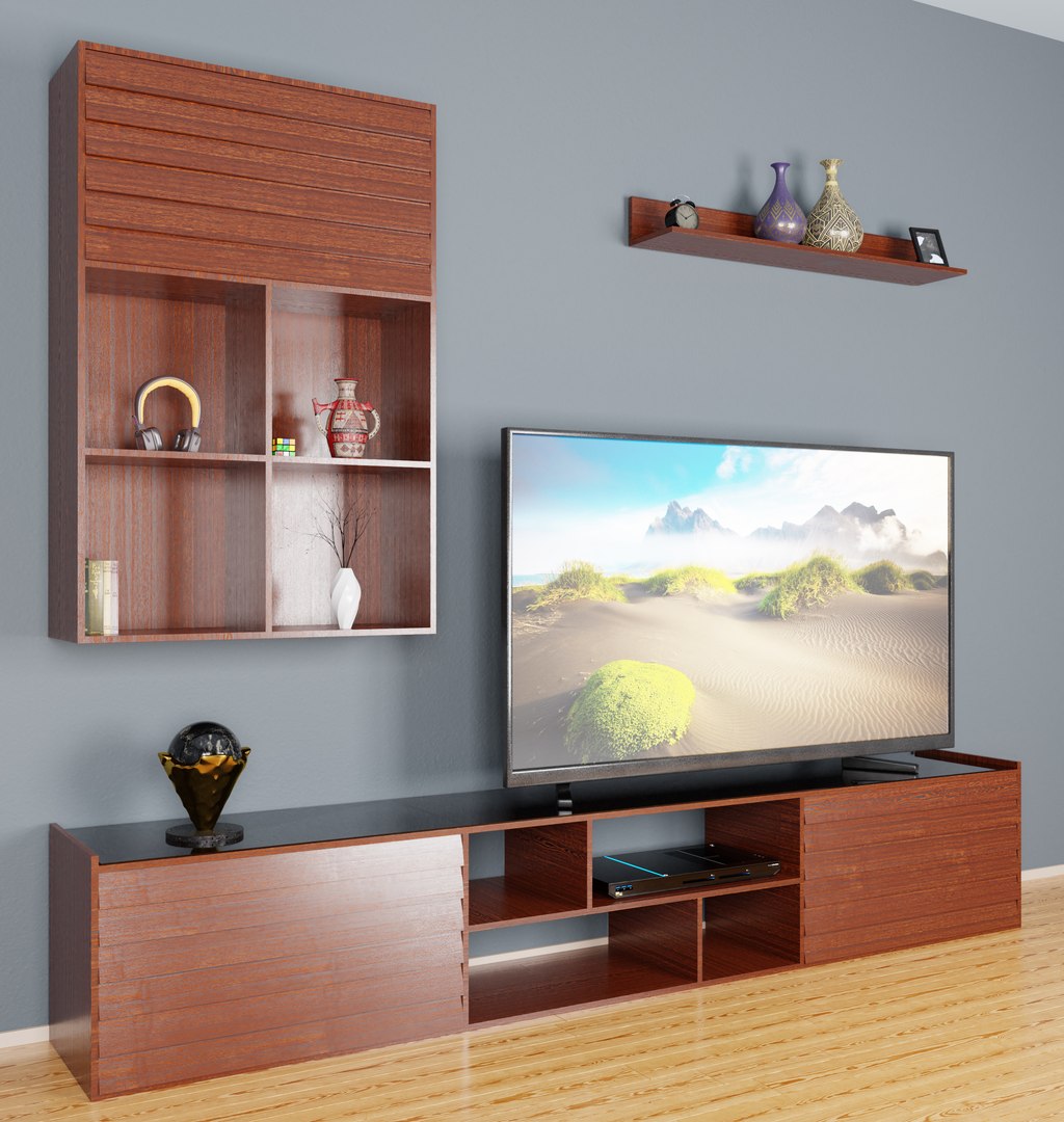 3D TV Unit - TurboSquid 1798384