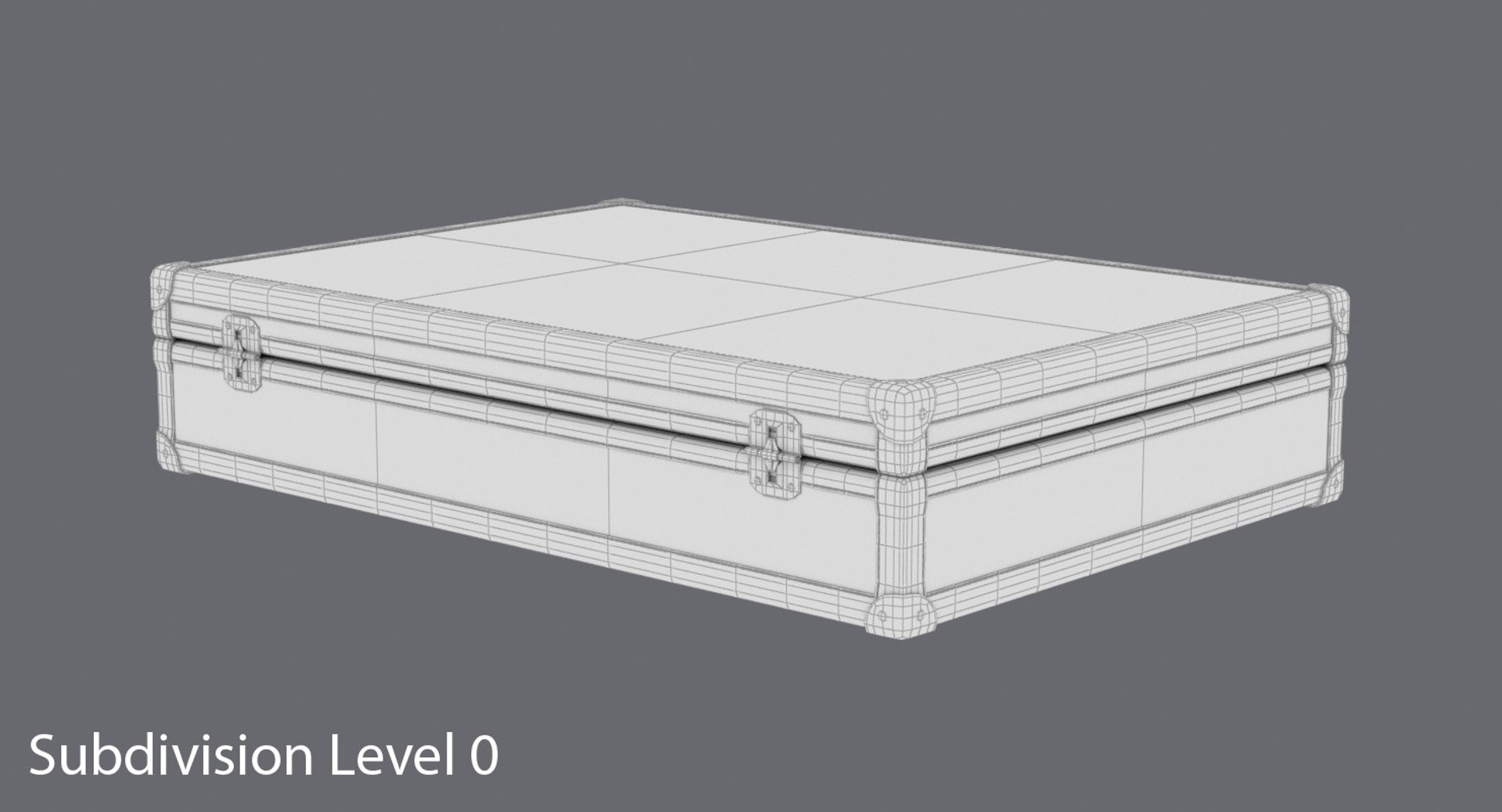 3d briefcase case model