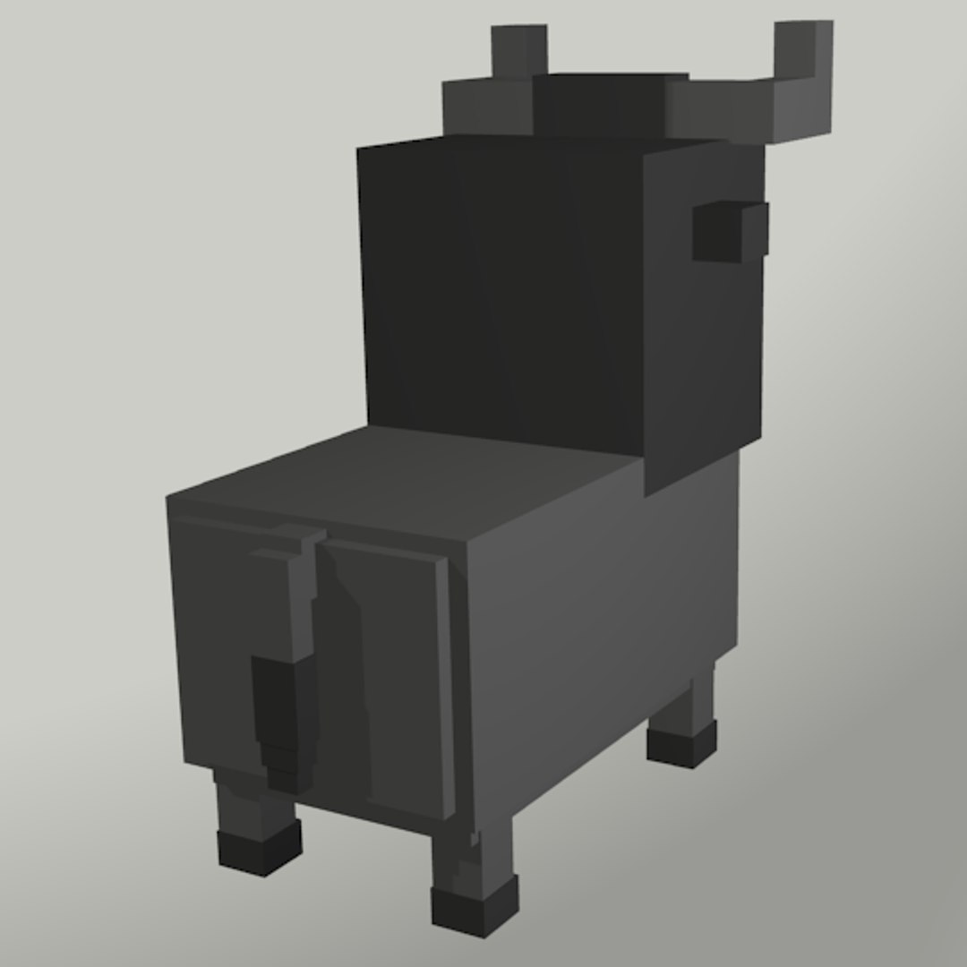 3D bull voxel art https://p.turbosquid.com/ts-thumb/E7/7GnUSD/Q8xWrDHI/bullrenderedphotoback/png/1593784747/1920x1080/fit_q87/de7d7a13e8bfa45c5629084346e5c83ca1cb2d31/bullrenderedphotoback.jpg