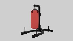 3D Punching Bag model