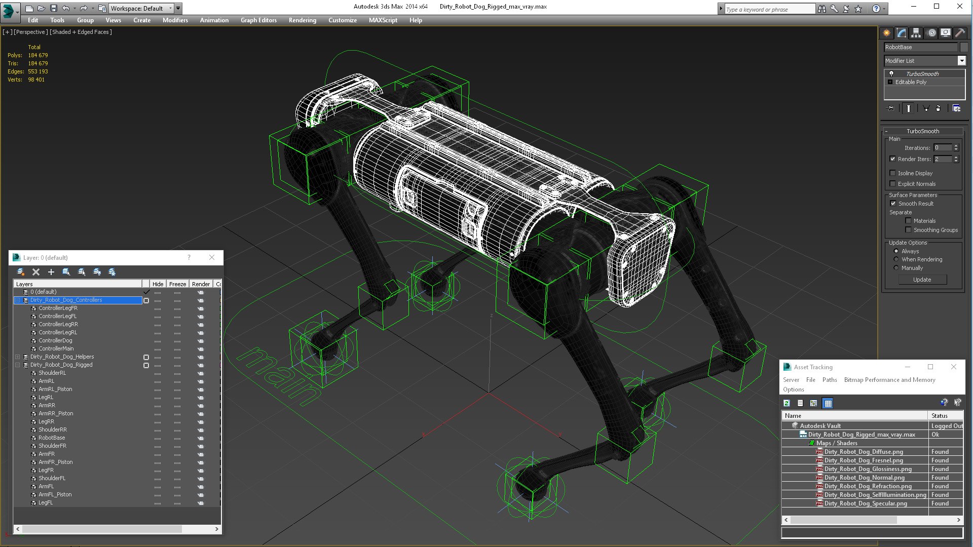 Dirty Robot Dog Rigged 3D https://p.turbosquid.com/ts-thumb/E7/8YtMzH/p9/dirtyrobotdogrigged3dsmodel027/jpg/1686814295/1920x1080/fit_q87/46ead2535dc3469ce2f9f0f1f82ed3b7b7ac9cec/dirtyrobotdogrigged3dsmodel027.jpg