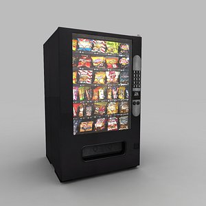 vending machine 3d obj