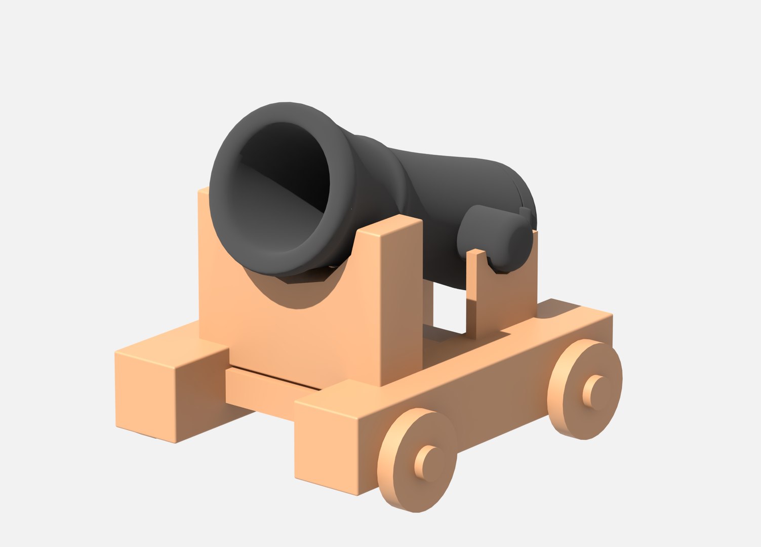 3D Model Medieval Cannon - TurboSquid 1636304