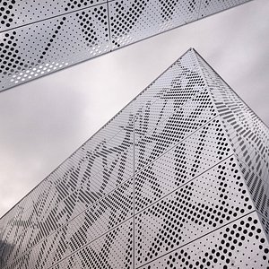 perforated metal panel
