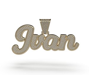 Ivan Name Pendant