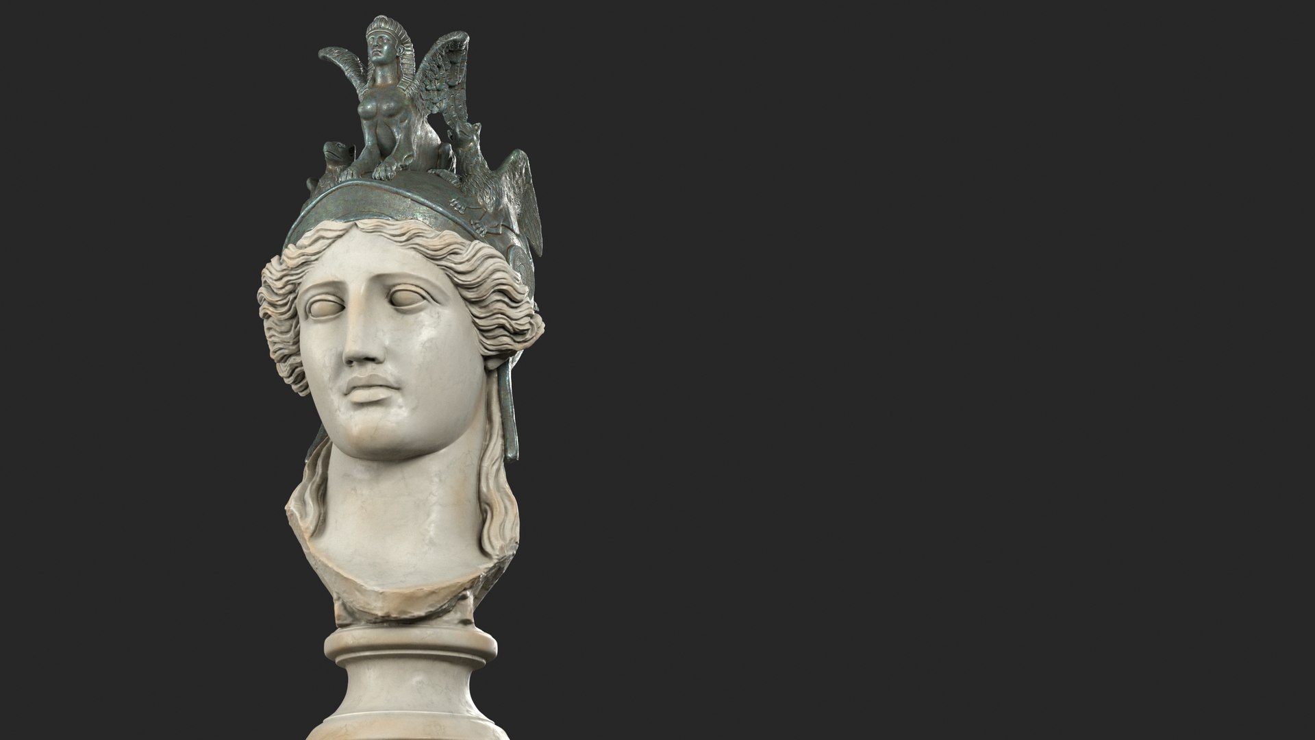Athena Bust 3D model https://p.turbosquid.com/ts-thumb/E7/IUNnem/rr/shots0002/jpg/1651513457/1920x1080/fit_q87/3c213683490805f48c3a89e7d47977d4200cfedf/shots0002.jpg
