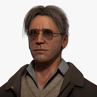 Game Ready Vintage Man Character