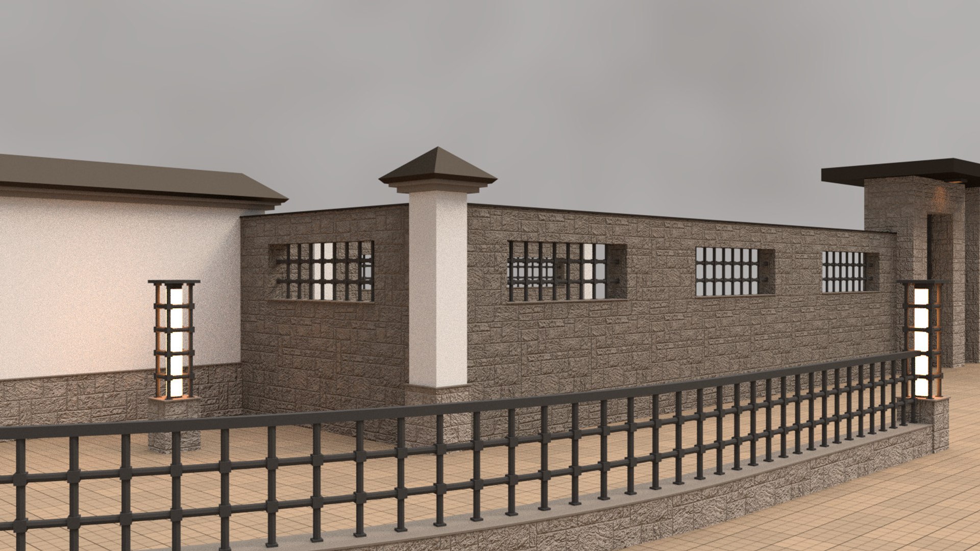 3d Modular Walls Gates