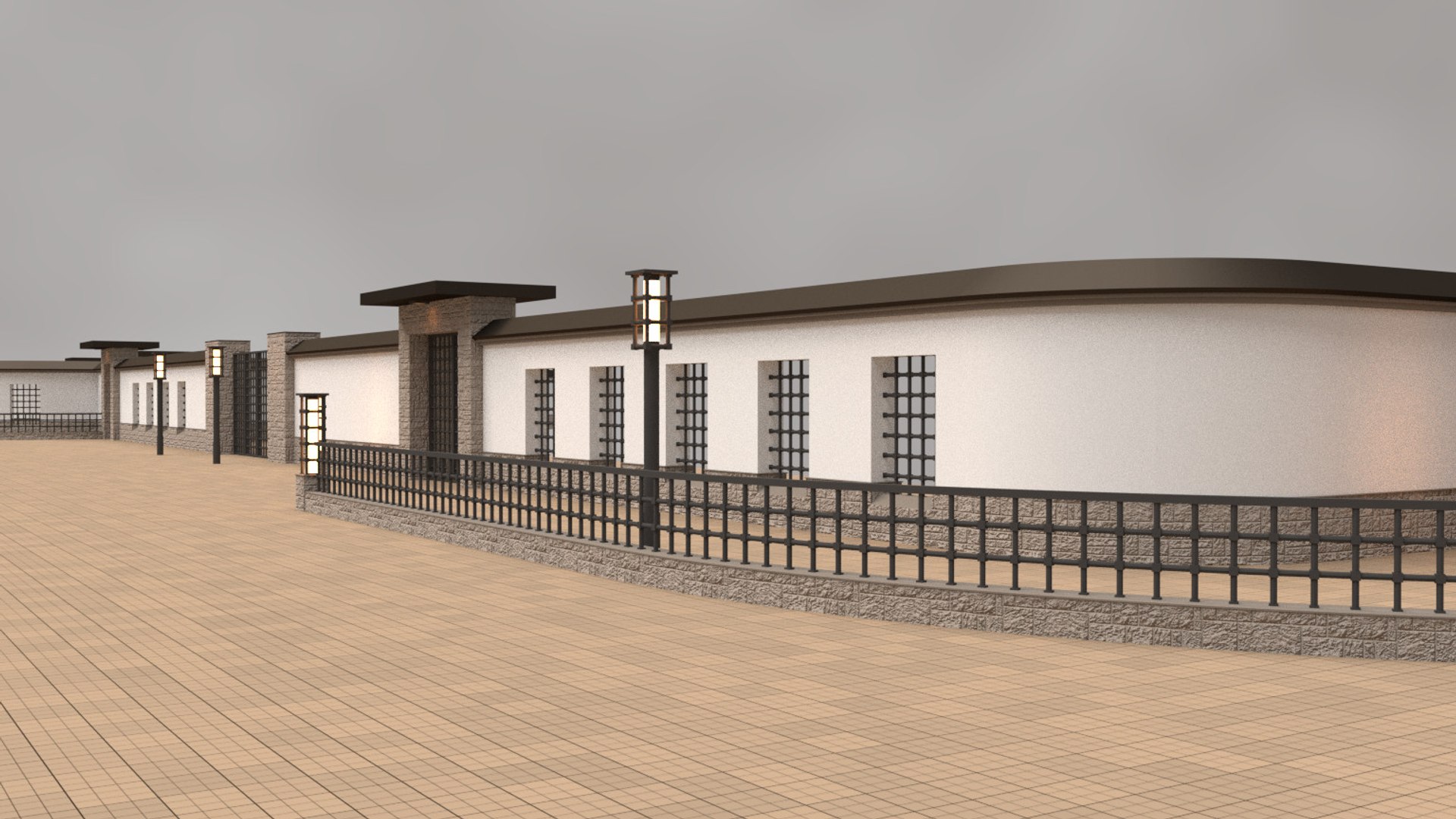 3d Modular Walls Gates