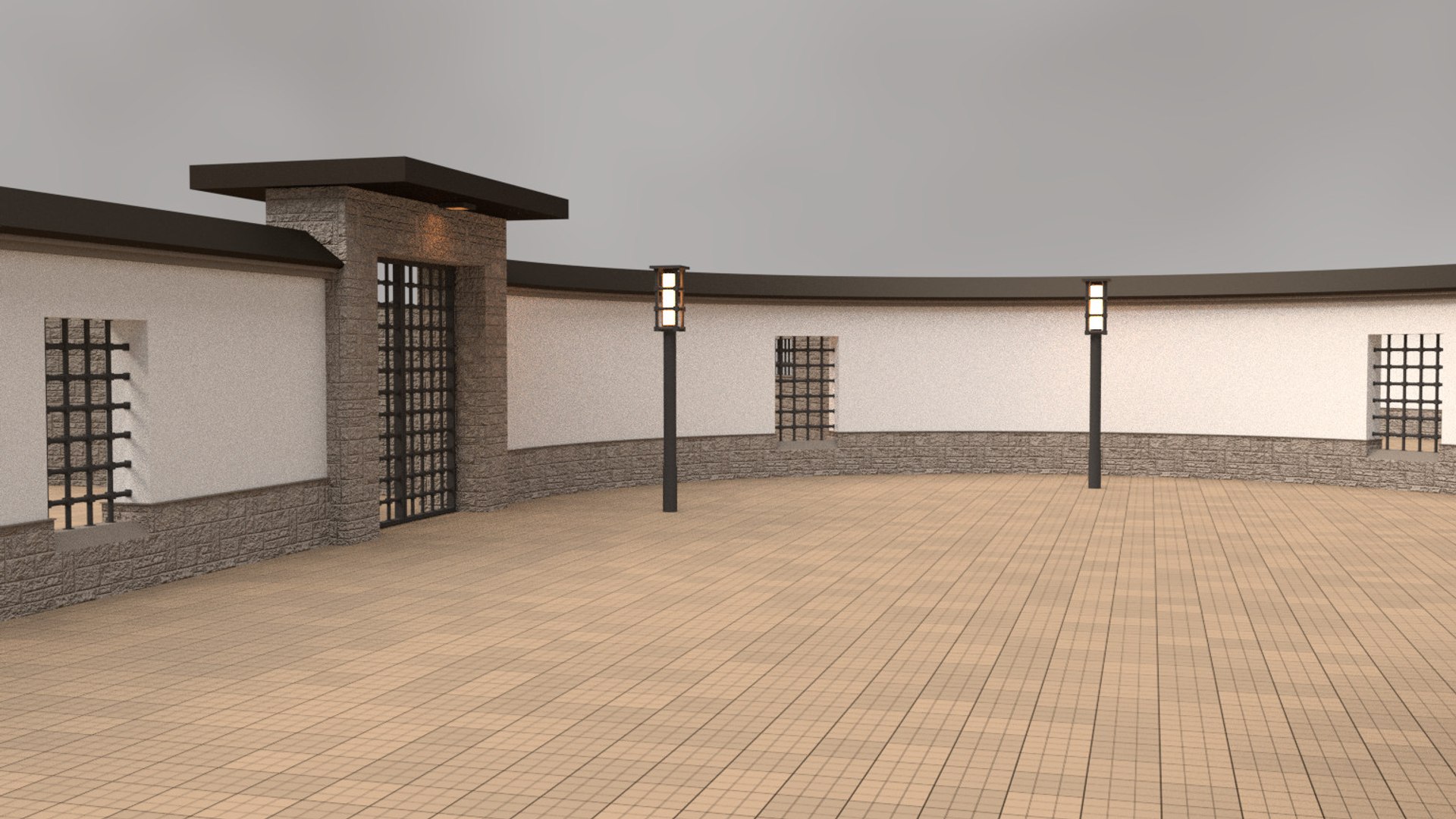 3d Modular Walls Gates