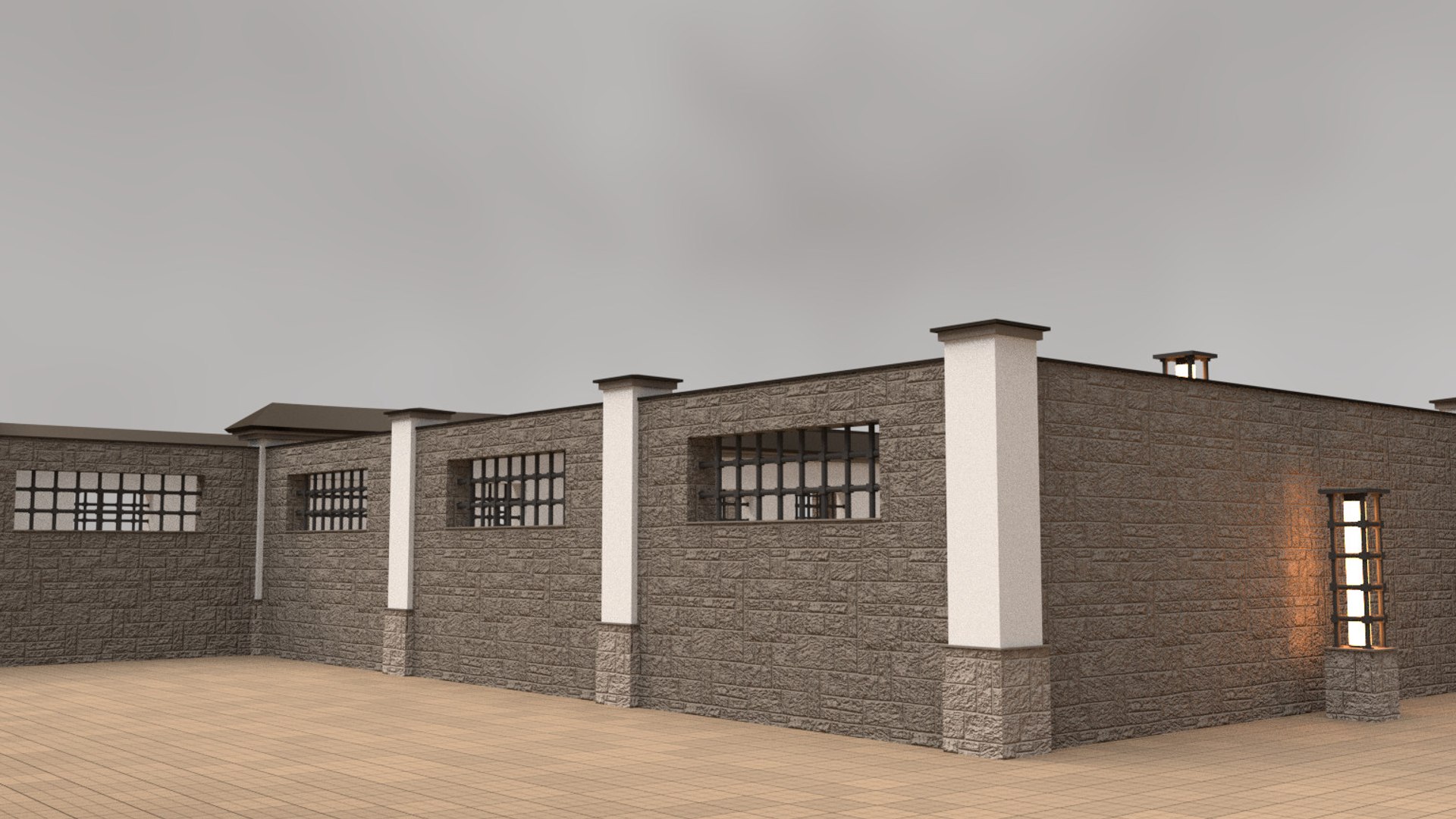 3d Modular Walls Gates