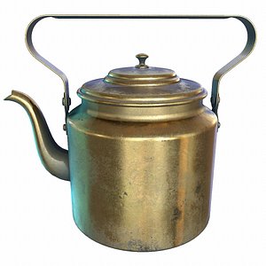 USSR Brass Teapot Tula 1948