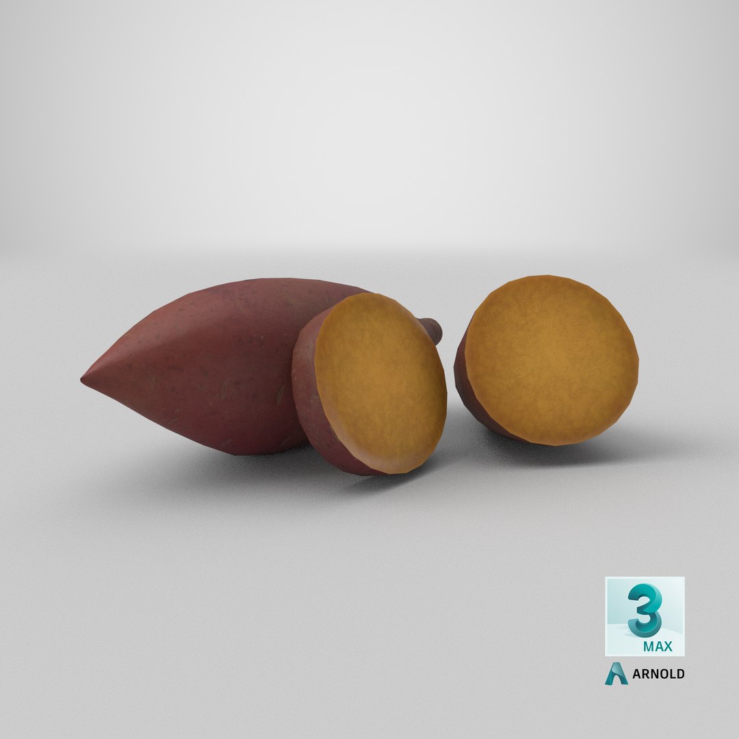 3D Cartoon Sweet Potato model https://p.turbosquid.com/ts-thumb/E7/OJeD02/nm/stemcell_max_arnold_render/png/1687337131/1920x1080/fit_q87/199fee4ecc3b961cbfccd89d7aeb45dc39ff7f23/stemcell_max_arnold_render.jpg
