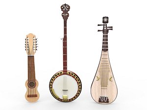 3D musical instruments 3 model
