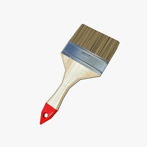 Paint Brush Lowpoly model
