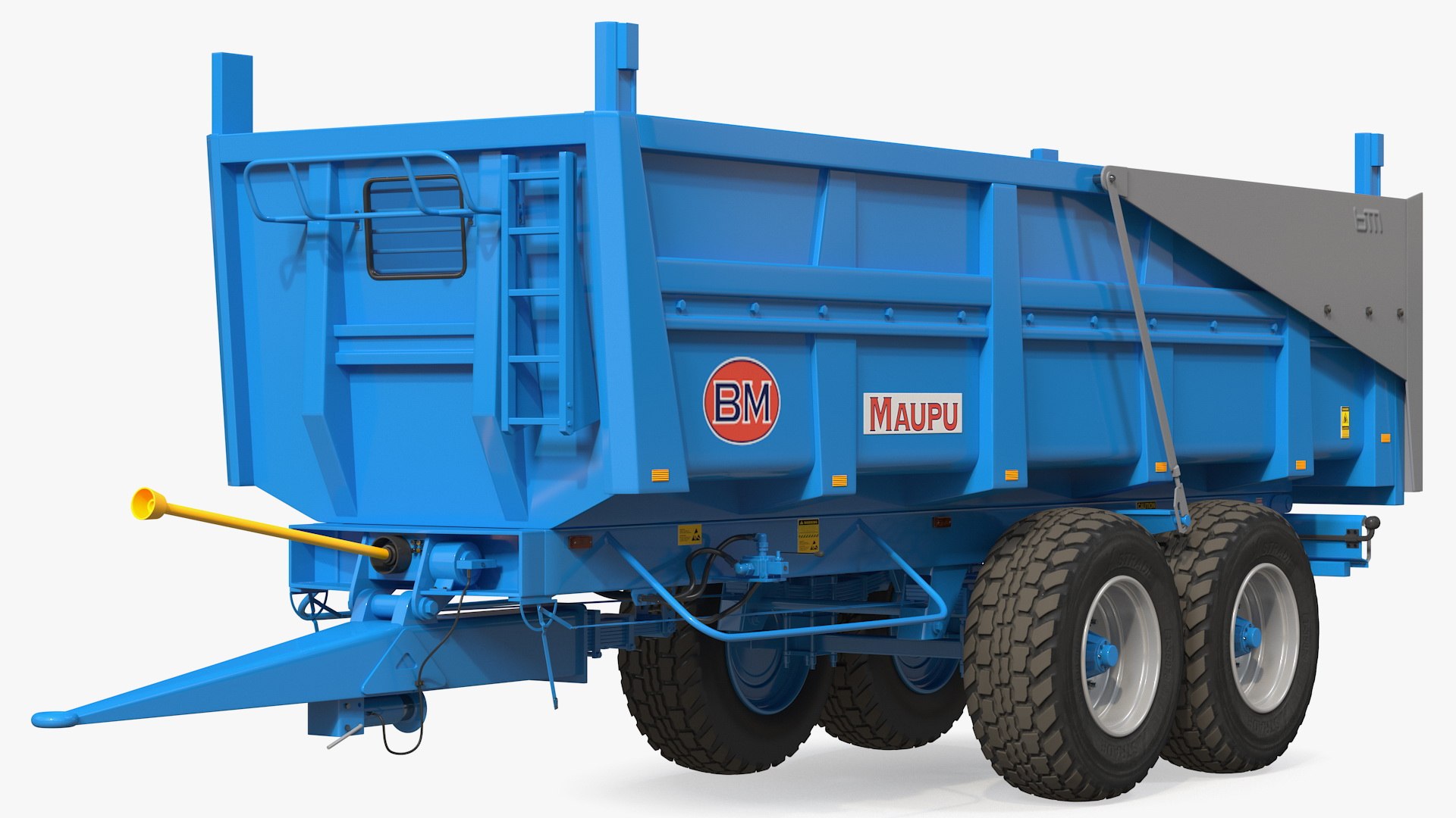 Maupu 18t Trailer Clean 3D model preview