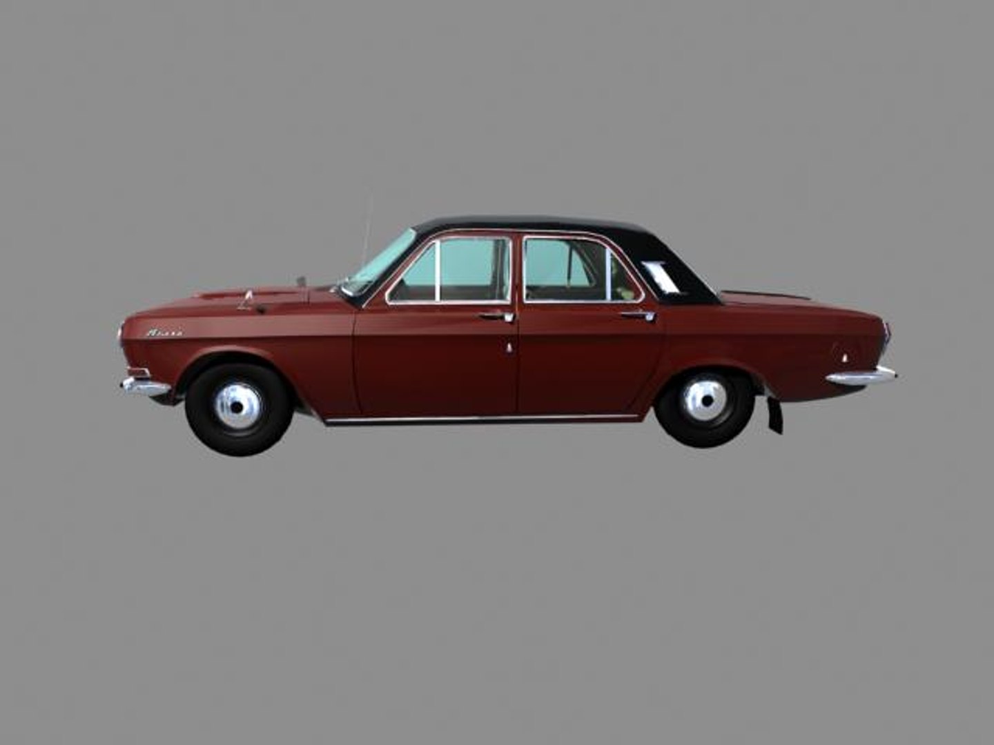 Car Volga Gaz-24 3d Model