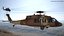 3D Twin Turbine Military Helicopter with Side Doors Brown Used Rigged model