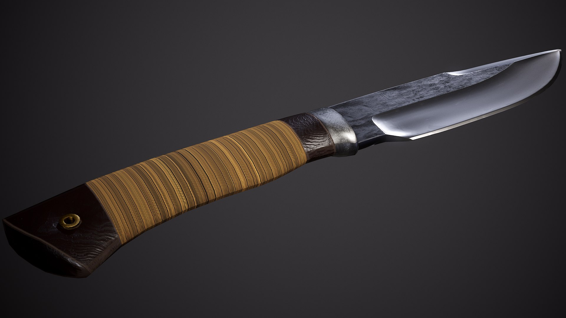 3D hunting knife model https://p.turbosquid.com/ts-thumb/E7/hzMs4H/5z/r_viewport_003/png/1611606155/1920x1080/fit_q87/1164f1c7ec70886803c07529f77d40aeb584374a/r_viewport_003.jpg