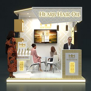 3D Exhibition Stand Stall model
