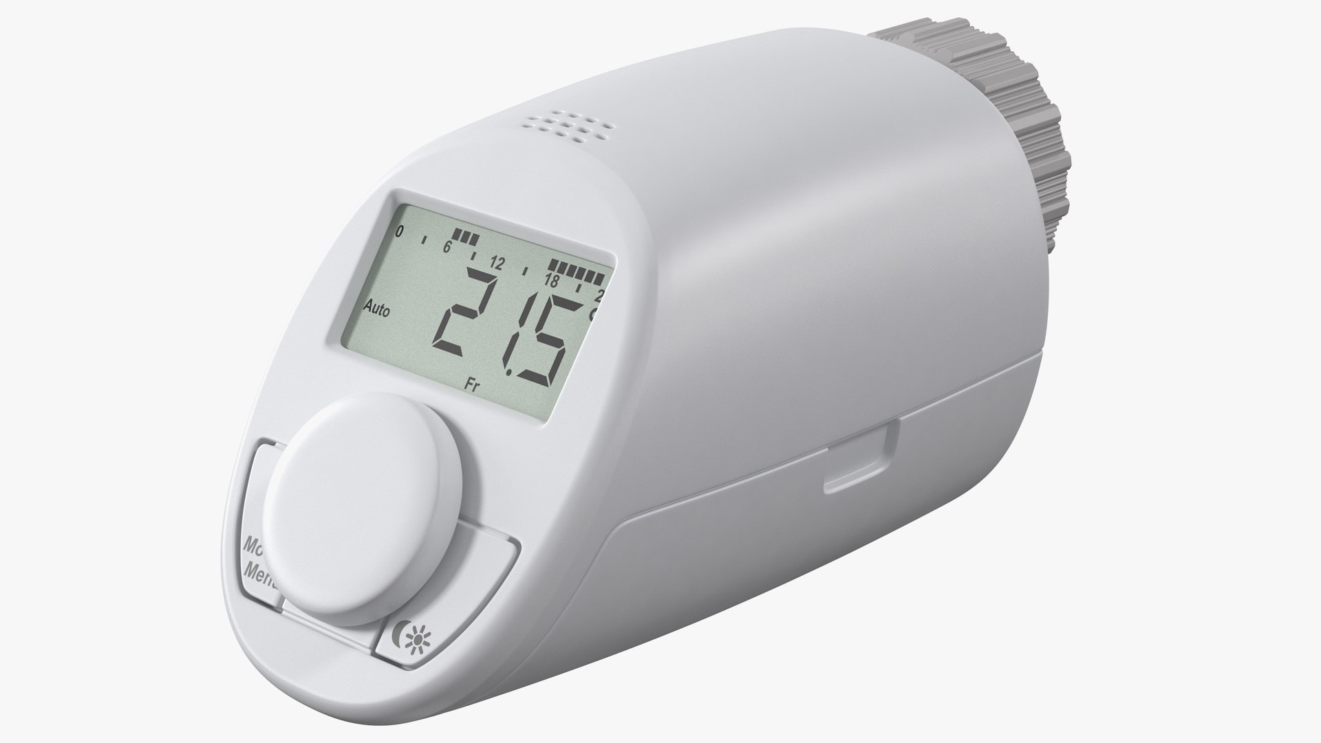 Electronic Radiator Thermostat 3D model preview