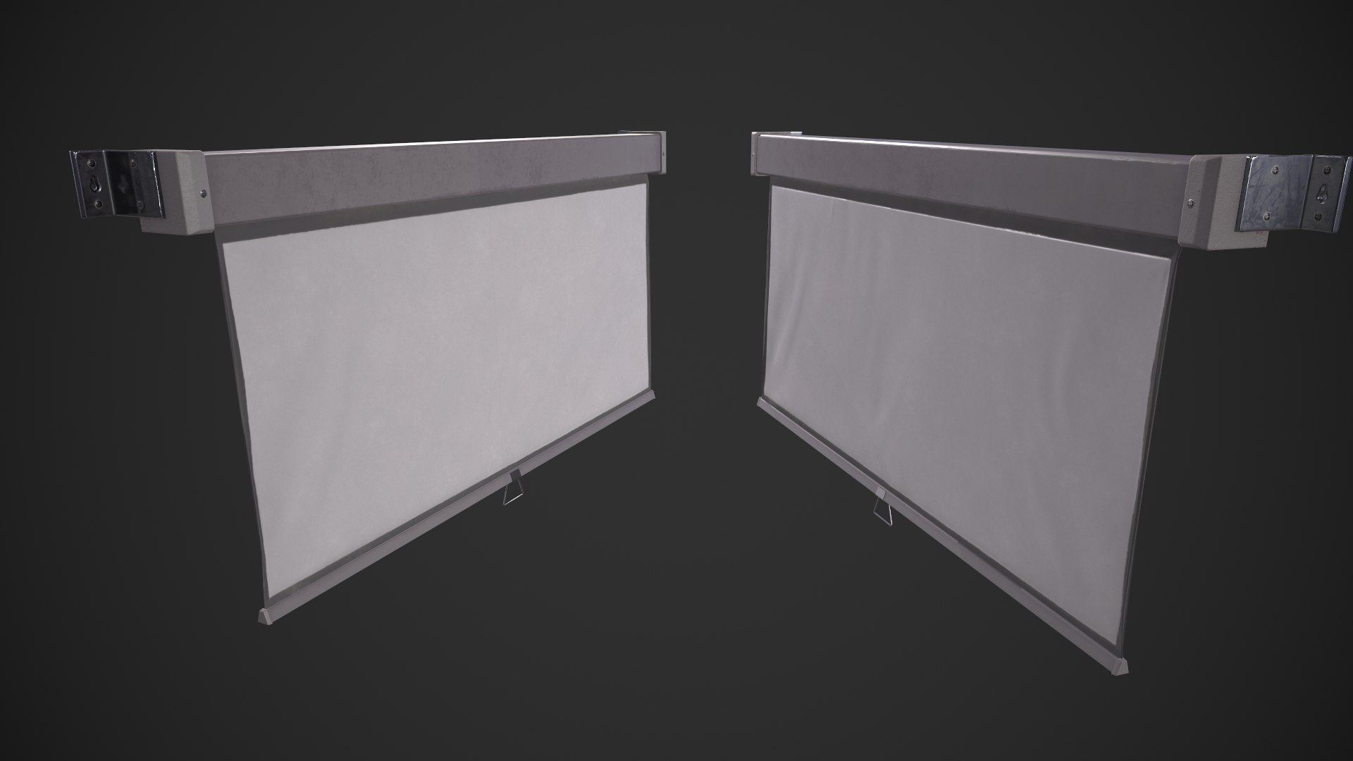 Projector Screen 3D Model - TurboSquid 1843840