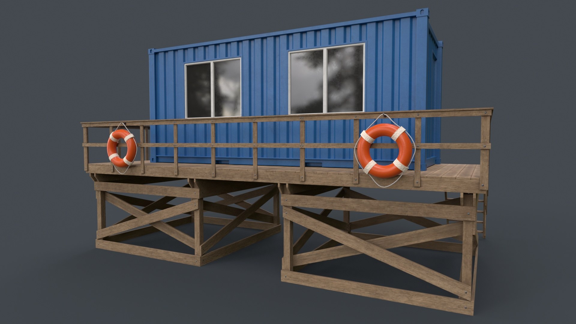 PBR Outdoor Beach Lifeguard Container Office 3D https://p.turbosquid.com/ts-thumb/E7/sK2rQk/6a/3.1/jpg/1689225195/1920x1080/fit_q87/19832505350a0aea24e7ab999c1c5cca9d7e11c7/3.1.jpg