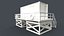 Ufficio container per bagnino da spiaggia all'aperto PBR