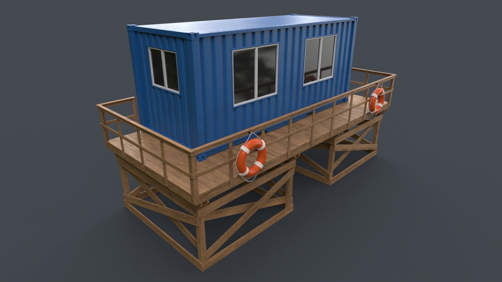 PBR Outdoor Beach Lifeguard Container Office 3D https://p.turbosquid.com/ts-thumb/E7/sK2rQk/QQ/2.5/jpg/1689225193/1920x1080/fit_q87/c157d31d200dc3819bbe70fbe2ce5400a3cdced3/2.5.jpg