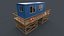 Ufficio container per bagnino da spiaggia all'aperto PBR