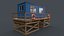 Ufficio container per bagnino da spiaggia all'aperto PBR