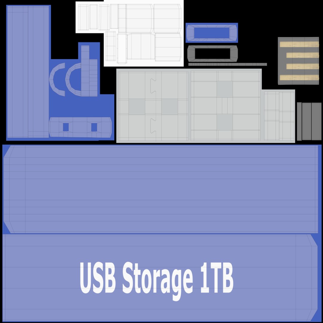 3D Usb Memory Flash Drive - TurboSquid 2193221