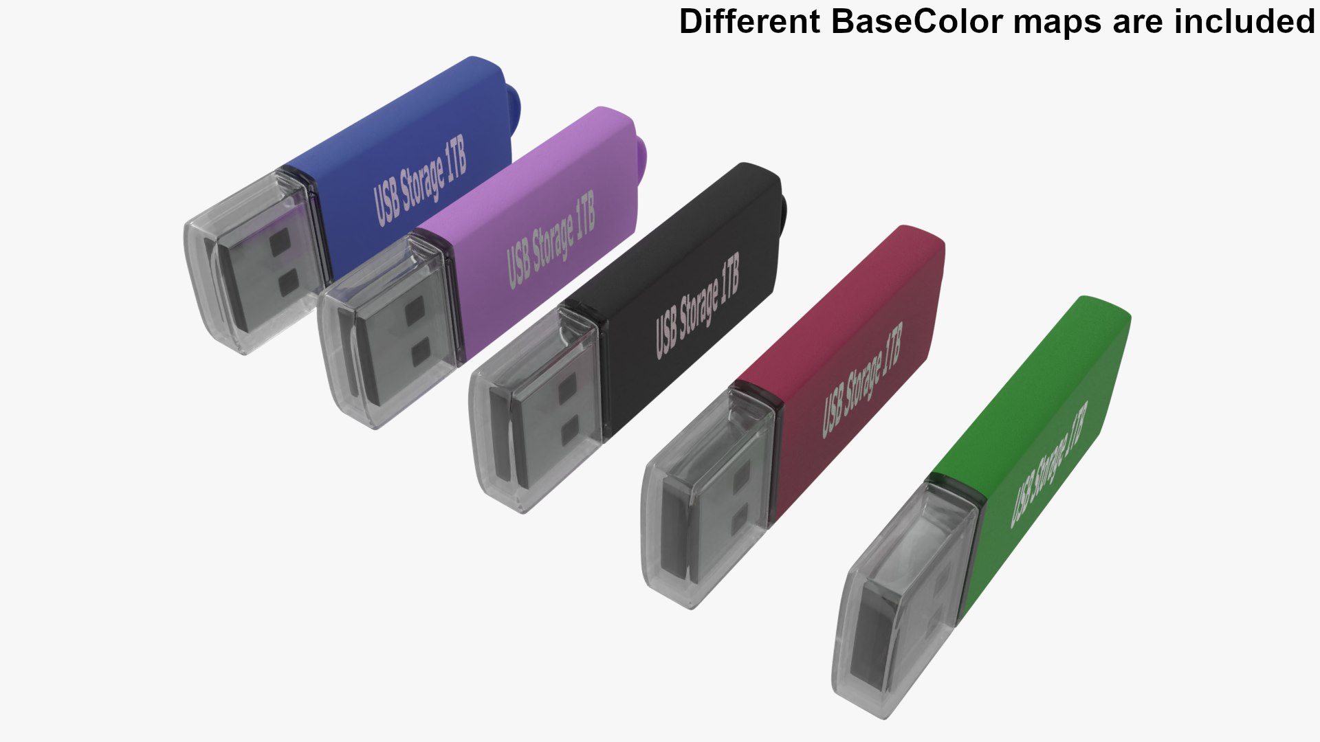 3D Usb Memory Flash Drive - TurboSquid 2193221