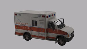 3D ambulance model - TurboSquid 1553876