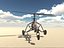 obj ultralight helicopter