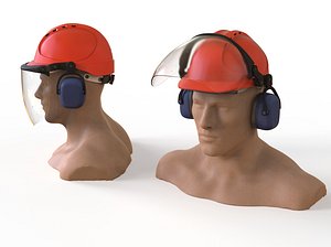 Safety helmet with protective shield