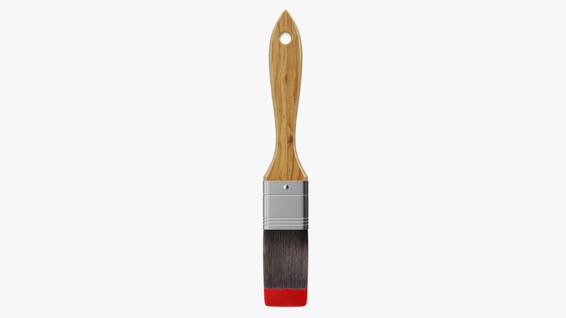 Brush paint narrow 3D model TurboSquid 1666729