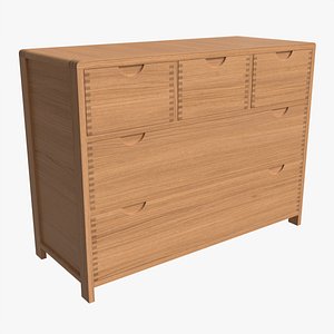 3D Wide Chest 5 Drawer Ercol Bosco